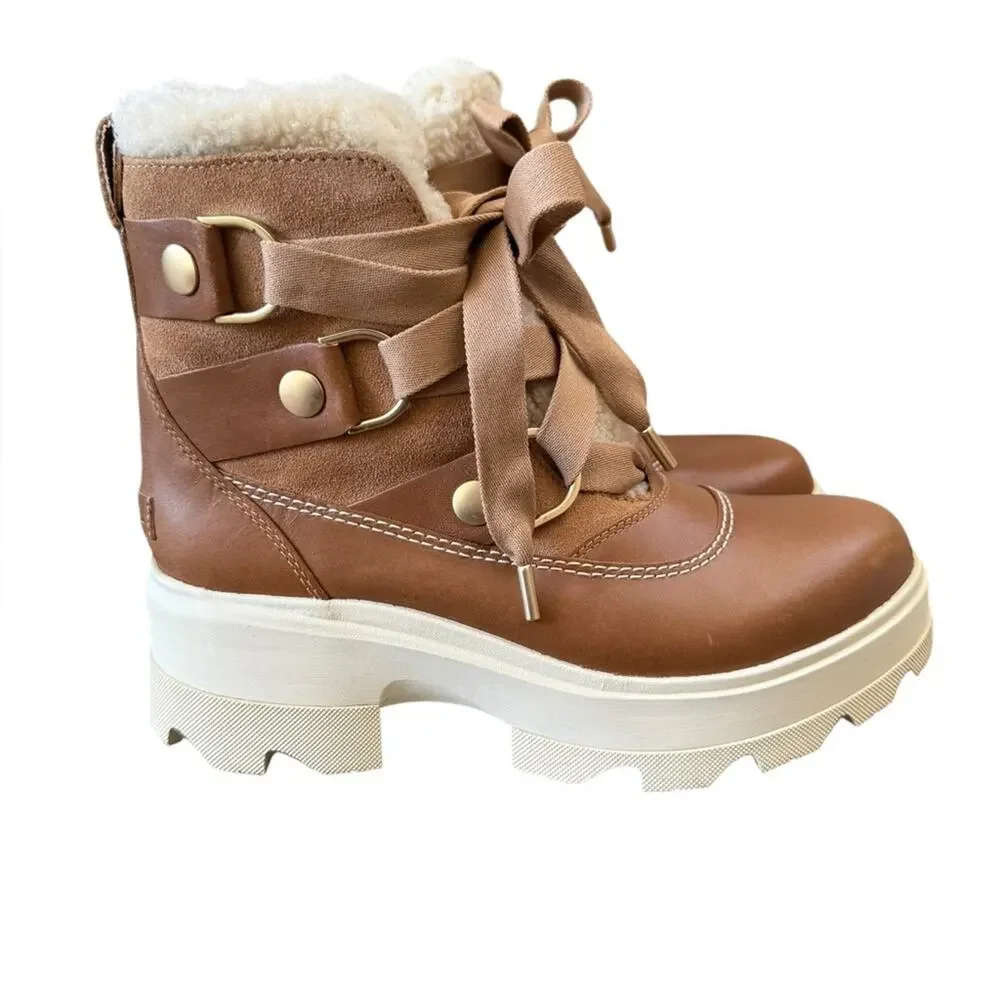 Sorel Joan Frwd Cozy Brown Waterproof Boots – Sz 9.5